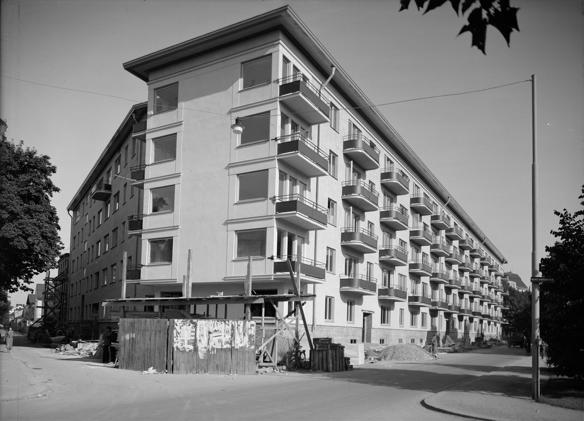 Paul Sandberg, Börjegårdarna, kvarteret Vindhem, Börjegatan - Odensgatan, Uppsala 1936