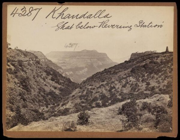 Francis Frith, Khandalla Ghat below Reversing Station