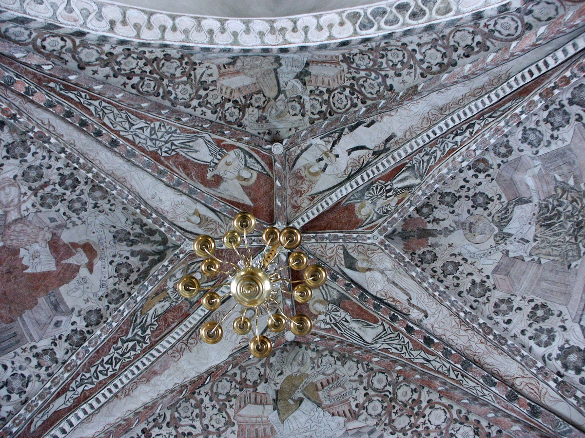 Johan Dellbeck, Valvmålning i Hållnäs kyrka, Hållnäs socken, Uppland 2006