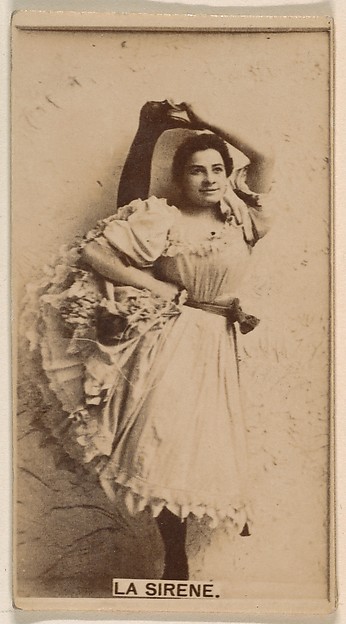 Kinney Brothers Tobacco Company, La Sirene, from the Actresses series (N245) issued by Kinney Brothers to promote Sweet Caporal Cigarettes