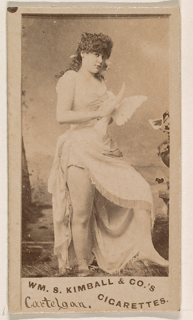 William S. Kimball & Company, Miss Cartelgan, from the Actresses series (N203) issued by Wm. S. Kimball & Co.