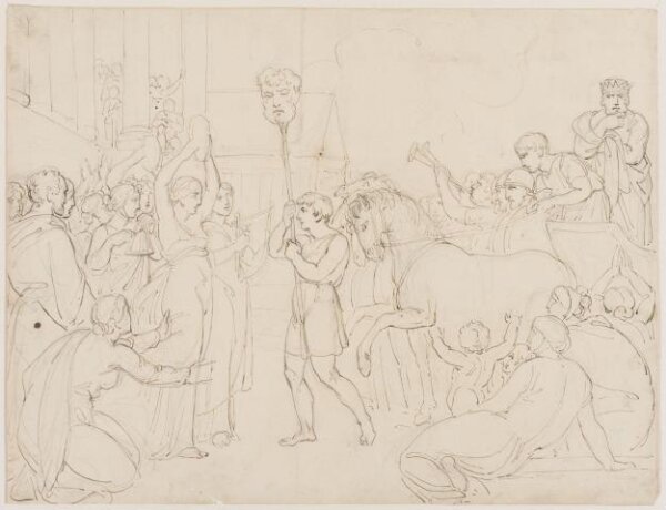 Unknown, Drawing by a member of the Sketching Society
