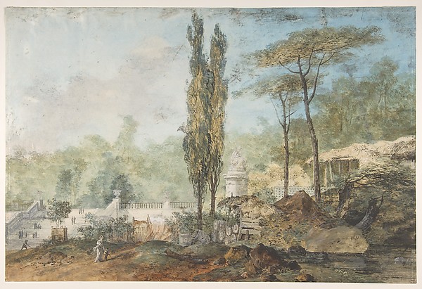 Louis Gabriel Moreau, View of a Park