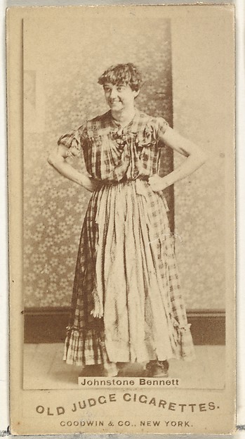 Goodwin & Company, Johnstone Bennett, from the Actors and Actresses series (N171) for Old Judge Cigarettes