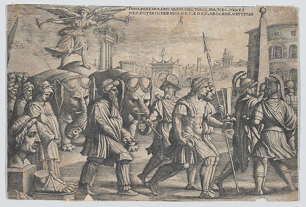 Georg Pencz, The Triumph of Fame on Chastity, from "The Triumphs of Petrarch"