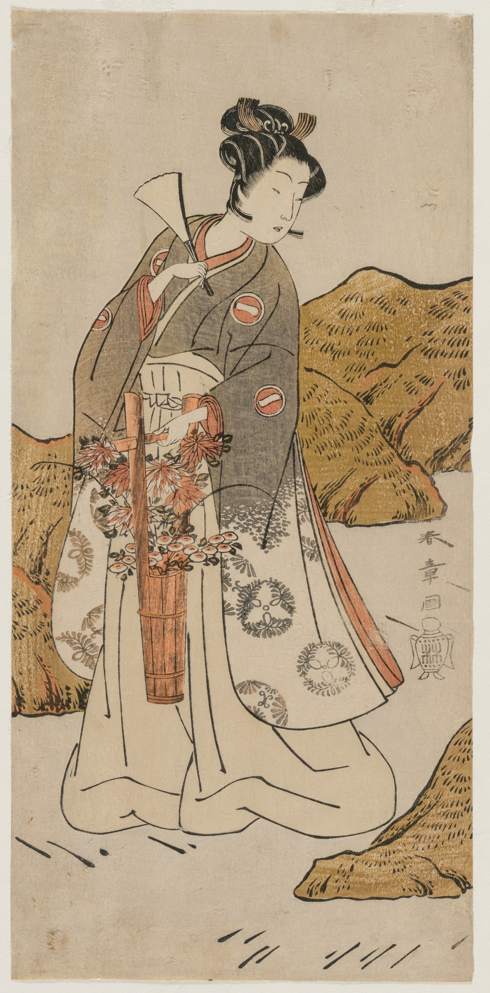 Katsukawa Shunshō, Ichikawa Monnosuke II as a Temple Page