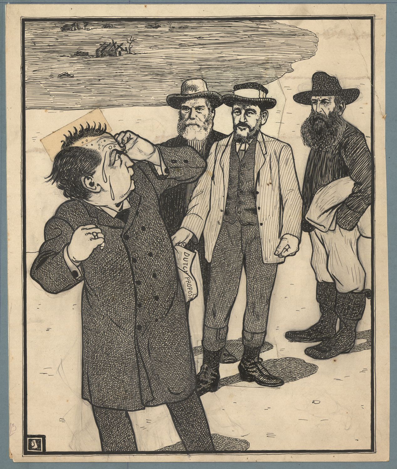 Albert Hahn, Drawing Abraham Kuyper, Jacobus Herculas de la Rey, Christiaan Rudolf de Wet