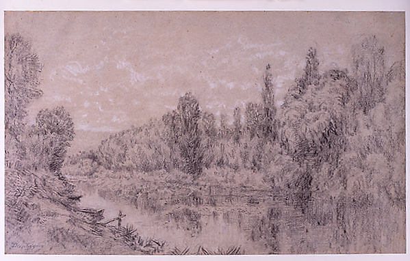 Charles-François Daubigny, Landscape along a River