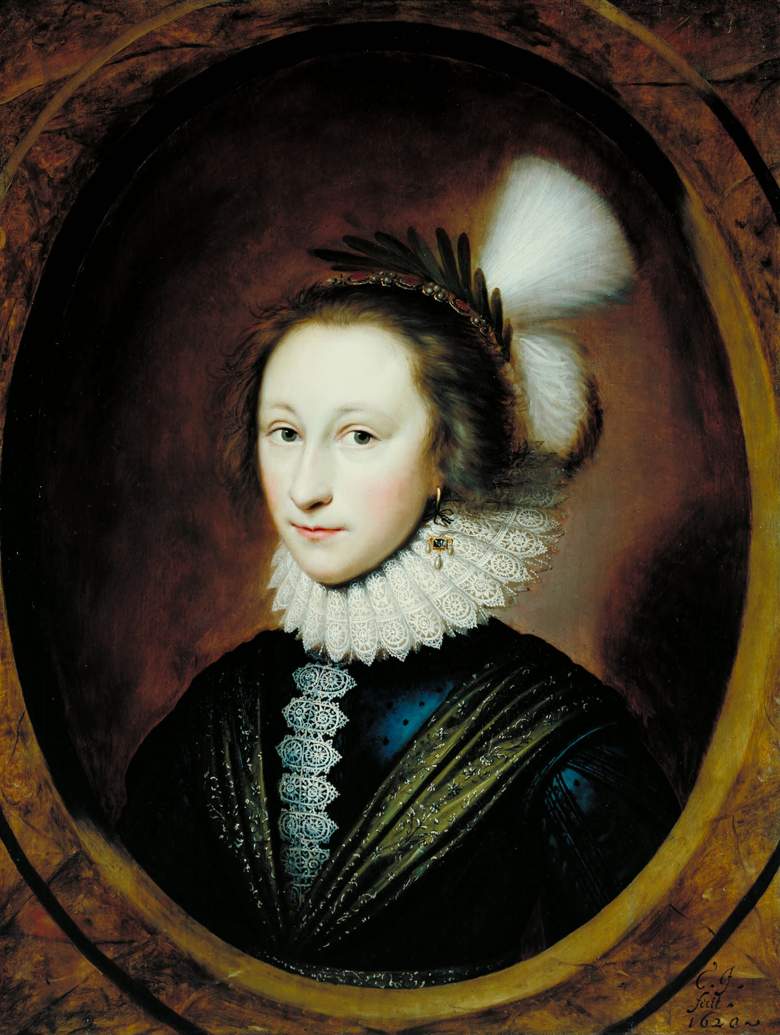 Cornelis Janssens van Ceulen, Portrait of Susanna Temple, Later Lady Lister