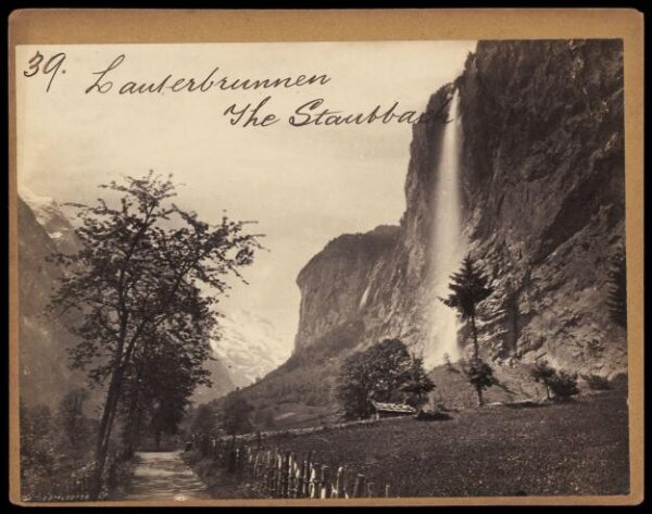 Francis Frith, Lauterbrunnen.  The Staubbach