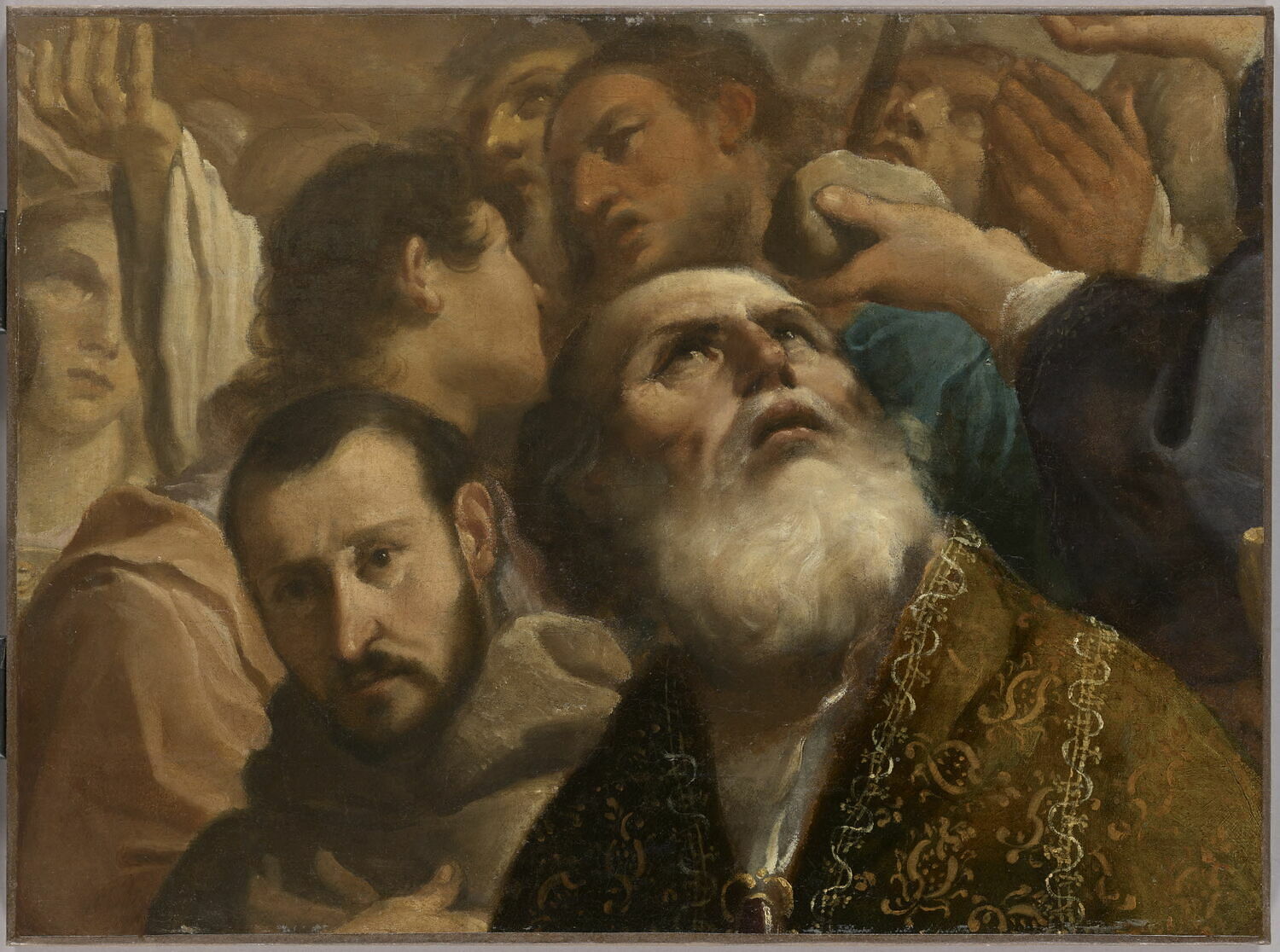 Guercino, La Gloire de tous les saints. Fragment