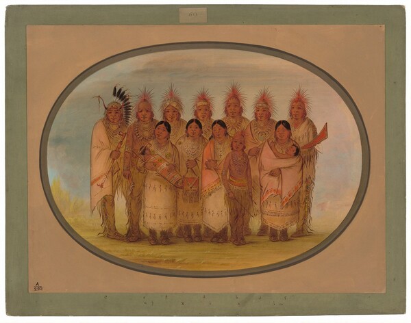 George Catlin, Iowa Indians Who Visited London and Paris