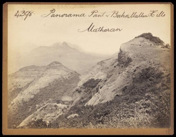Francis Frith, Panorama Point & Baho Mullin Hills.  Matheran
