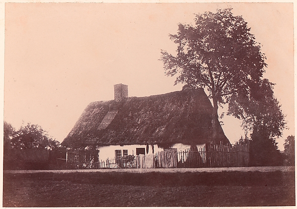 Unknown, Maison au toit de chaume