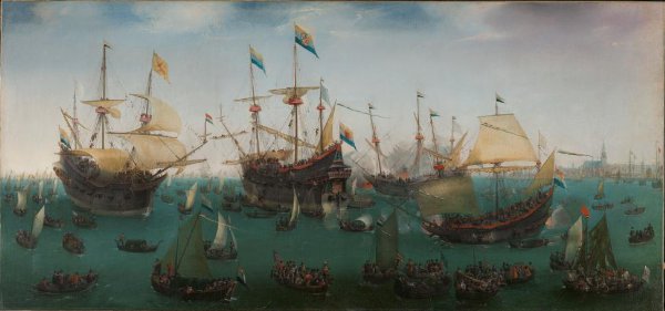 Hendrick Cornelisz Vroom, De terugkomst in Amsterdam van de tweede expeditie naar Oost-Indië