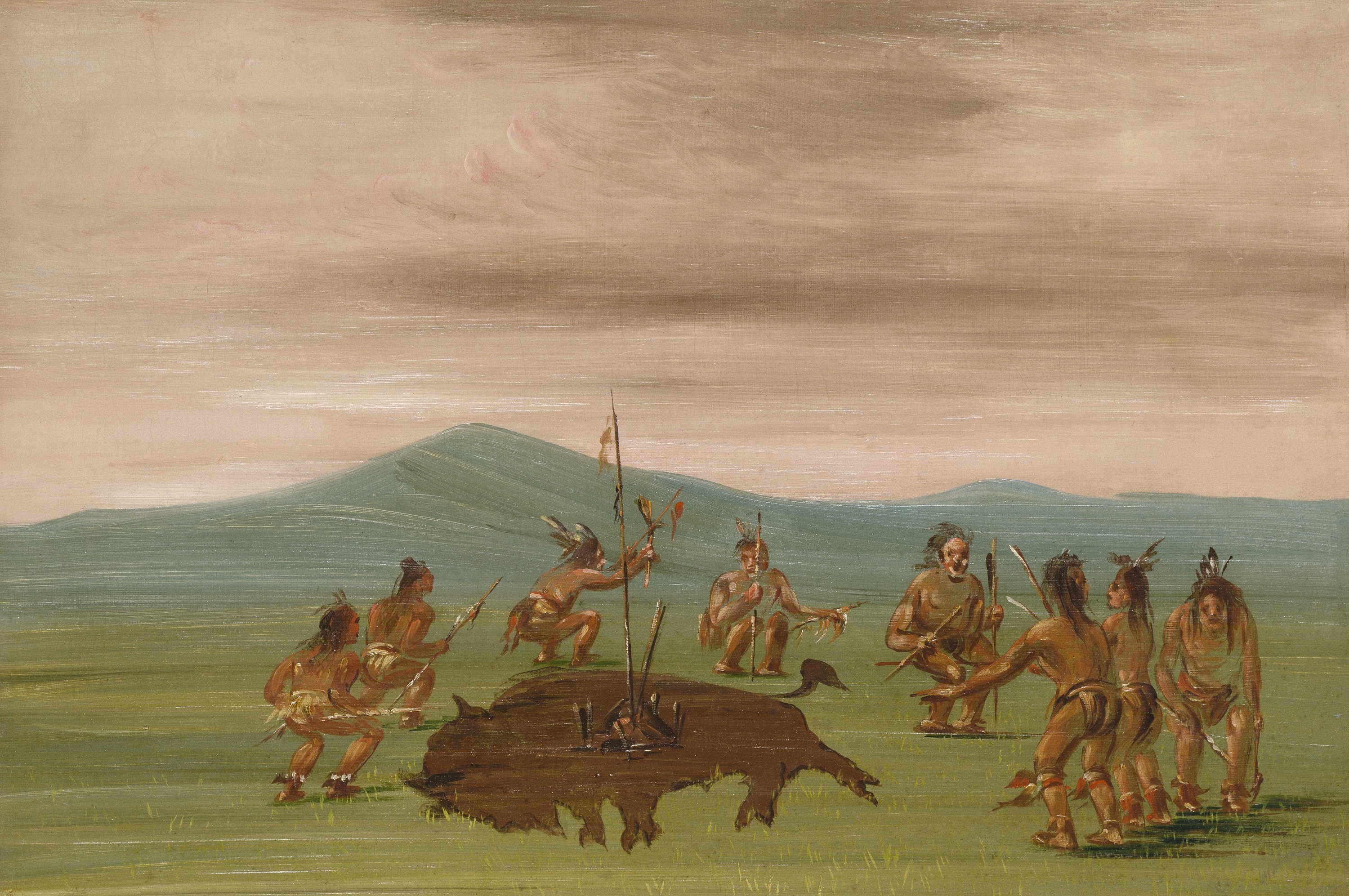 George Catlin, Medicine Buffalo of the Sioux