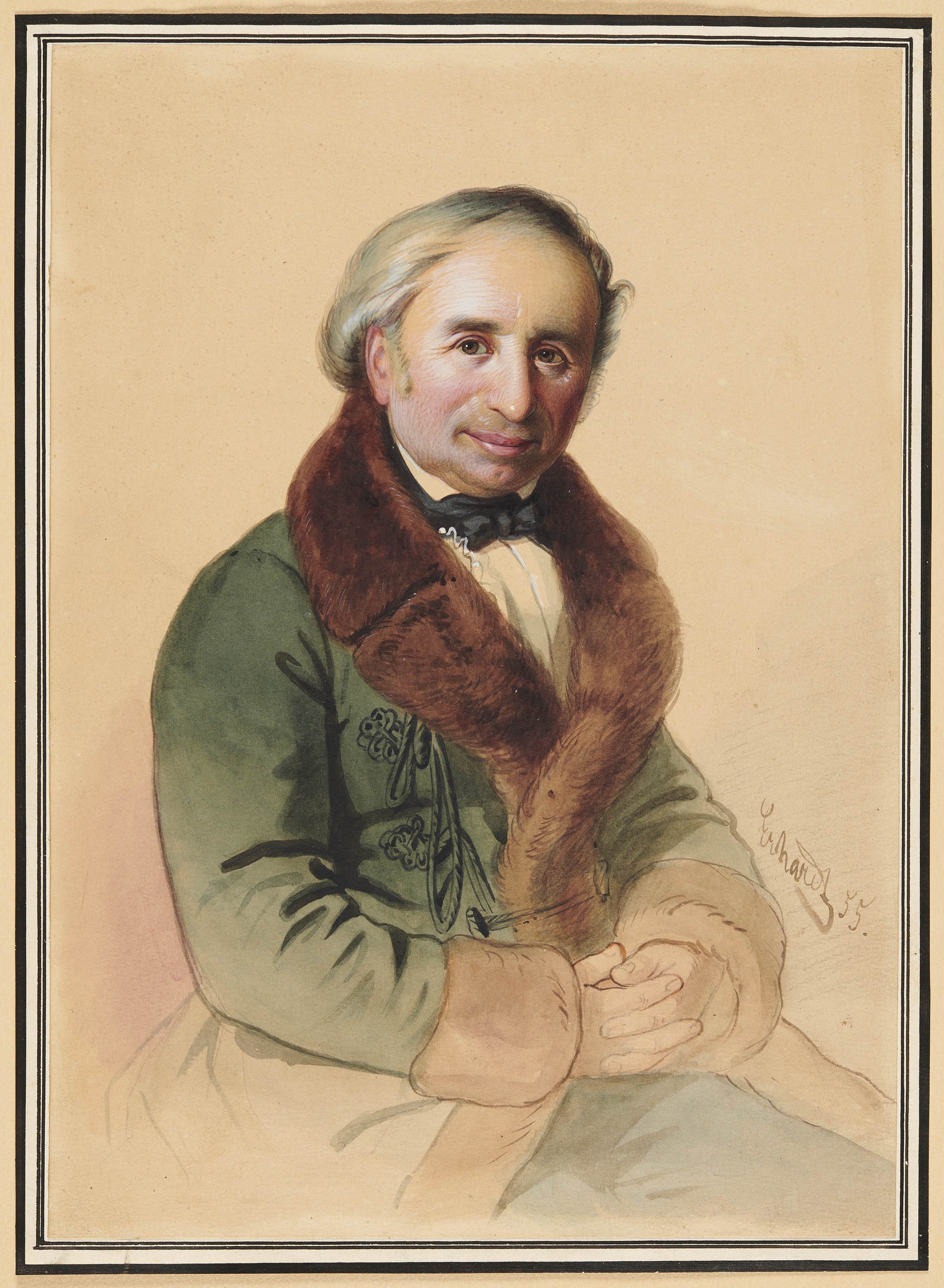 Georg Friedrich Erhardt, Bildnis Johann Jakob Denninger