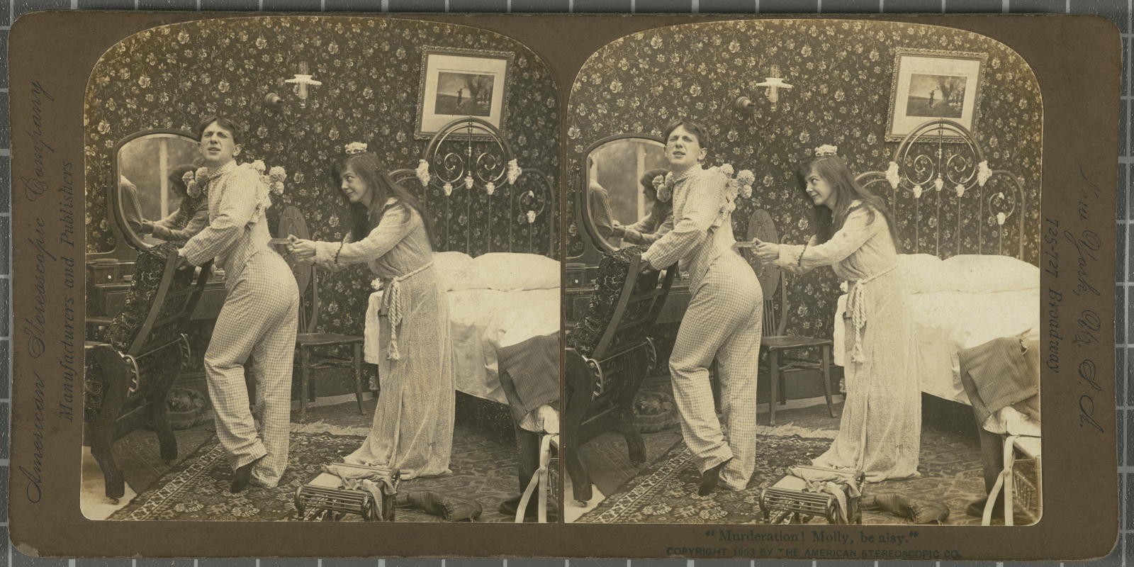 Desconegut, Murderation! Molly, lamb aisy. American Stereoscopic Company