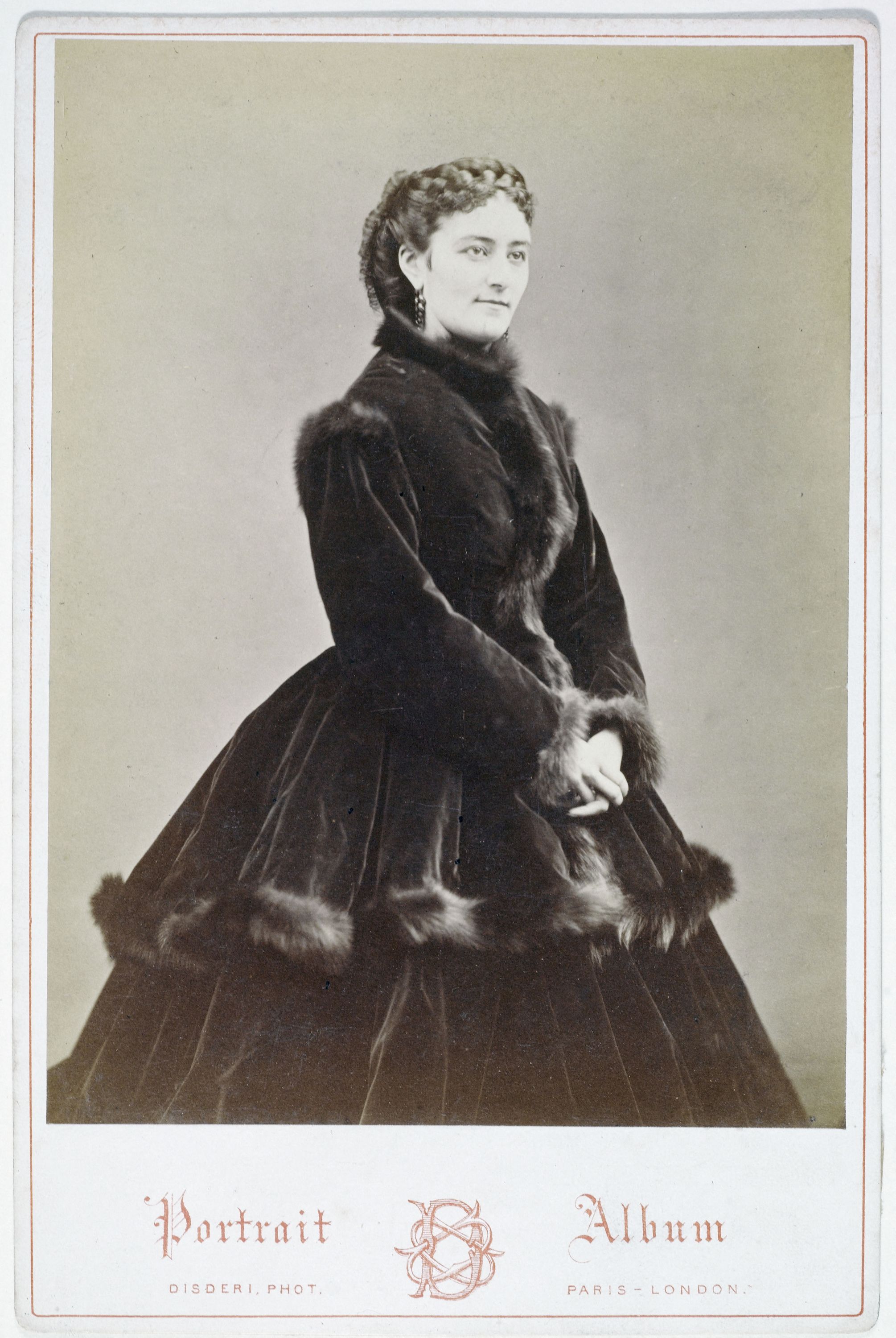 André-Adolphe-Eugène Disdéri, Portrait de Hamakers (Frédérique Caroline), (1836-1912), soprano légère