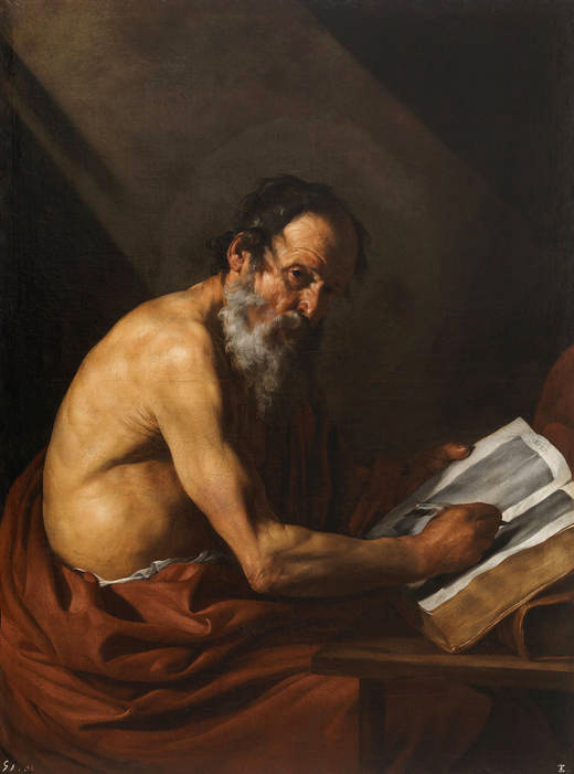 Jusepe de Ribera, Saint Jerome writing