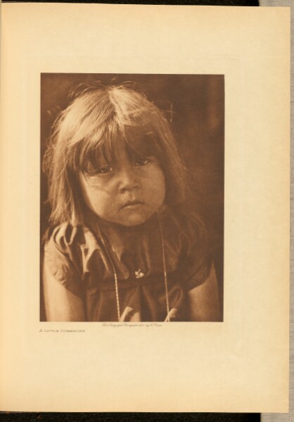 Edward S. Curtis, A Little Comanche