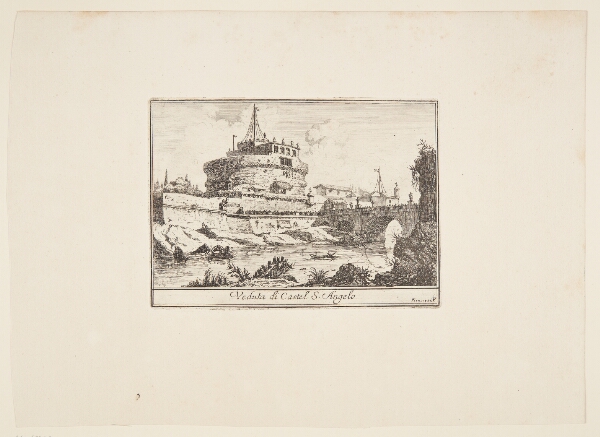 Giovanni Battista Piranesi, Udsigt mod Castel S. Angelo