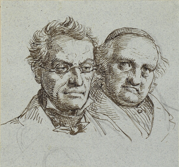 Wilhelm Marstrand, To mandshoveder