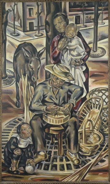 Maria Blanchard, Le vannier