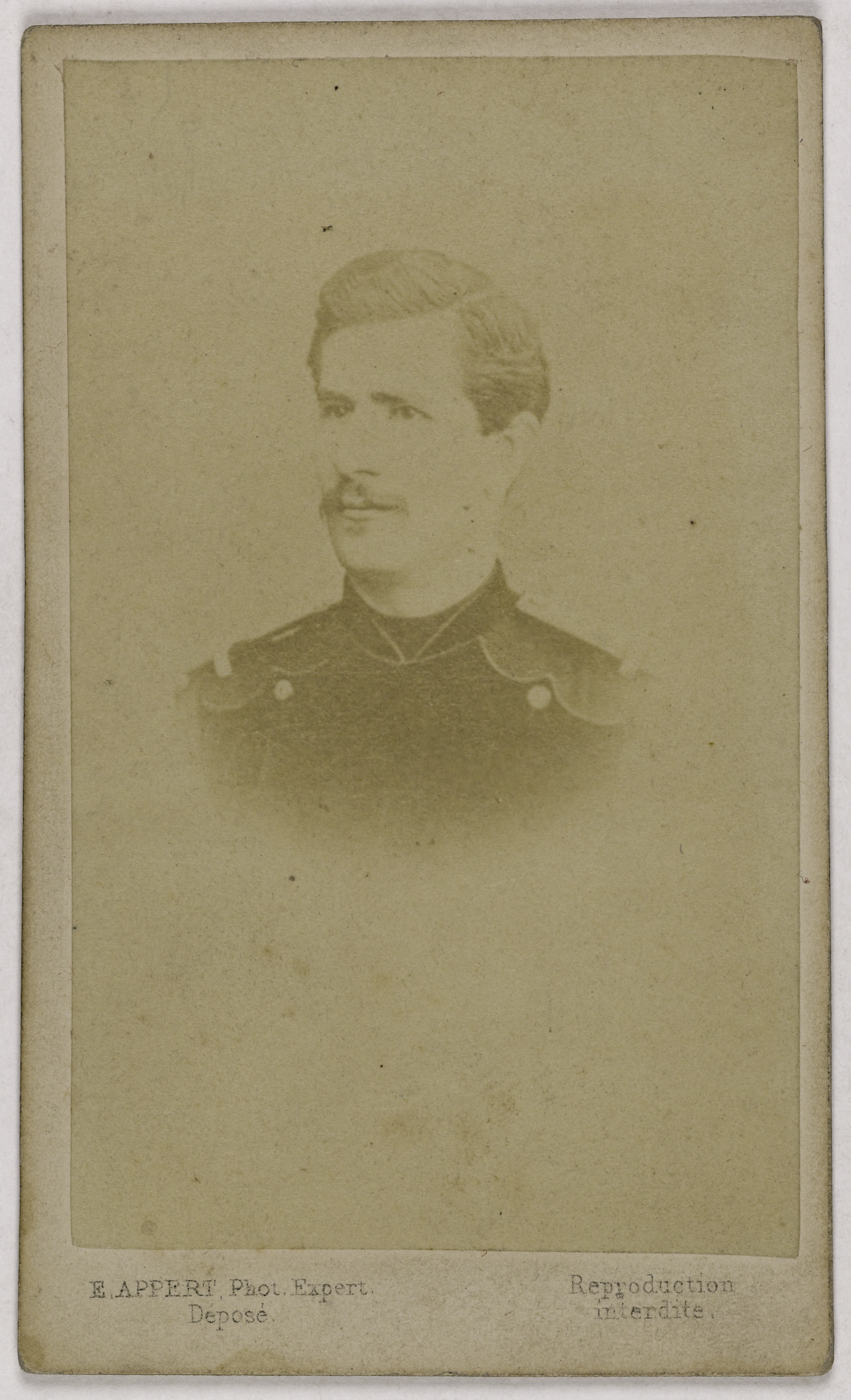 Ernest Charles Appert, Portrait de Rossel Louis, (dit Randal), (1844-1871), (officier, membre de la Commune, fusillé)
