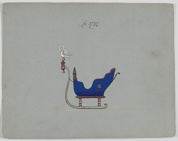Brewster & Co., Push Sleigh #3781