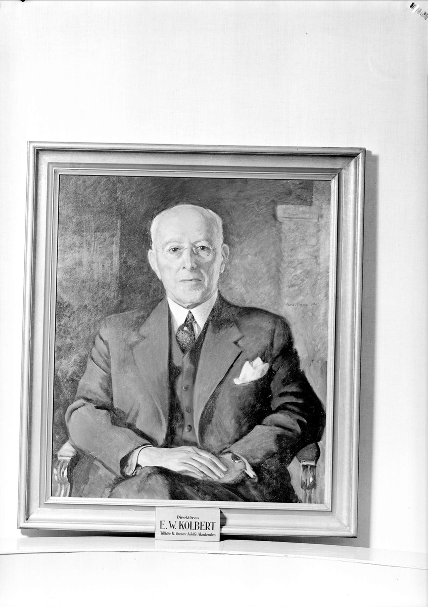 Gunnar Sundgren, Oljemålning - Direktör E. W. Kolbert
