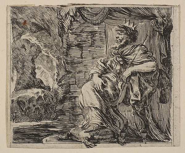 Stefano della Bella, Pluto, from 'Game of Mythology' (Jeu de la Mythologie)