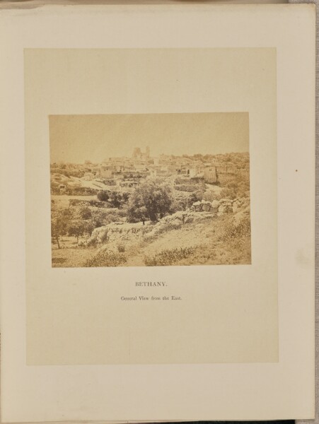 Francis Bedford, Bethany, General View from the East
