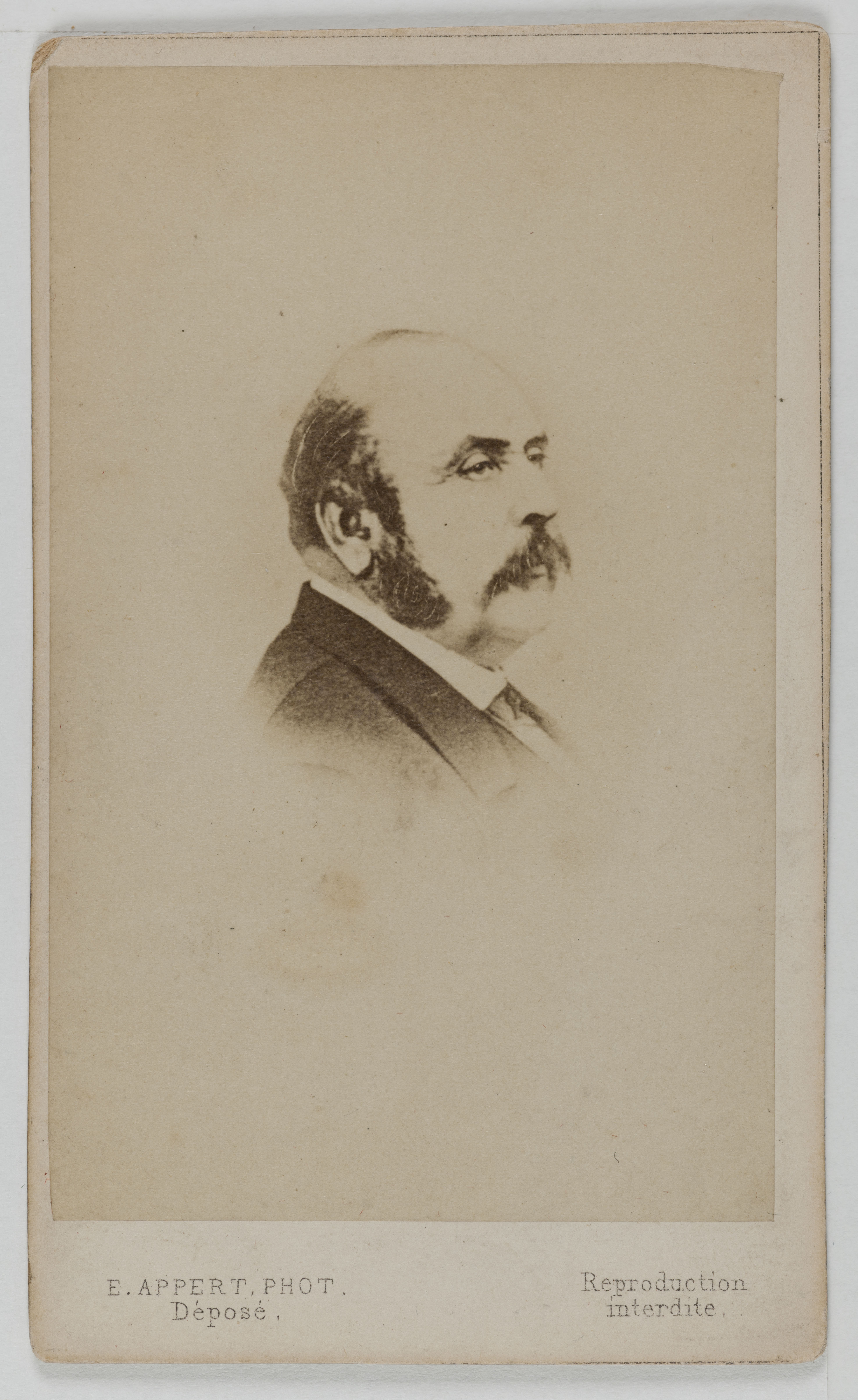 Ernest Charles Appert, Portrait d'Alexandre, Auguste Ledru-Rollin, (1807-1874), homme politique