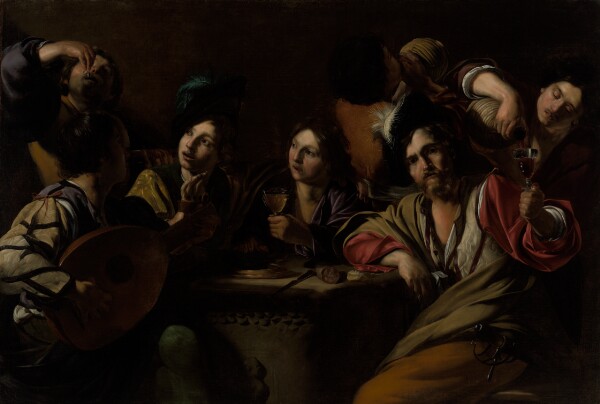 Bartolomeo Manfredi, A Drinking and Musical Party