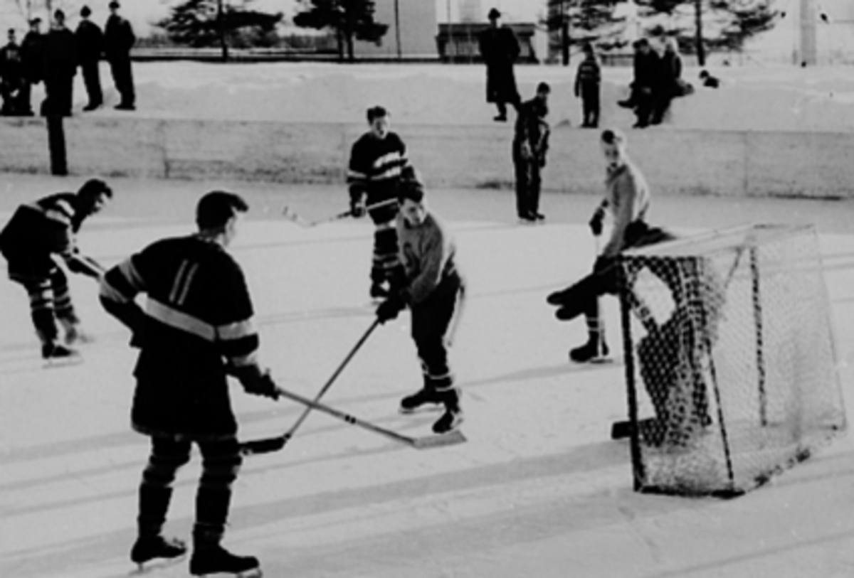 Anno Domkirkeodden, ISHOCKYKAMP, STORHAMAR ISHOCKYLAG, UTEBANE STORHAMAR ISHOCKYLAG STIFTET 1952.