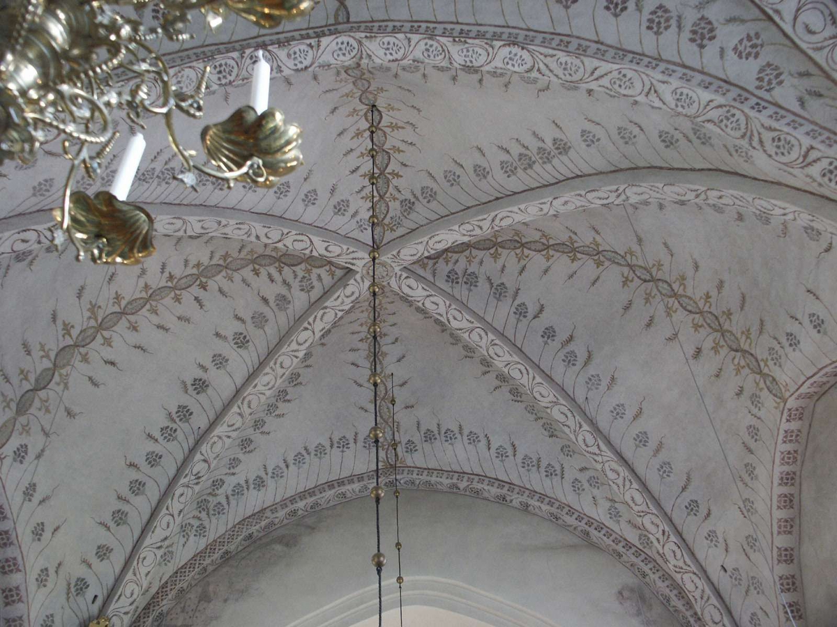 Johan Dellbeck, Lime painting in Lena church, Lena parish, Uppland 2004