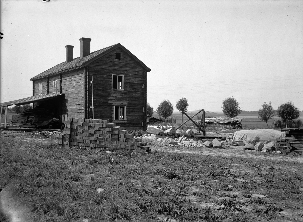 Paul Sandberg, The Open-Air Museum Disagården, Old Uppsala during resumption in 1930
