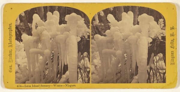 George Barker, Luna Island Scenery - Winter - Niagara.
