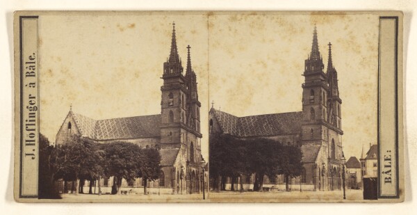 Jakob Höflinger, [View of a church at Basel, Switzerland]