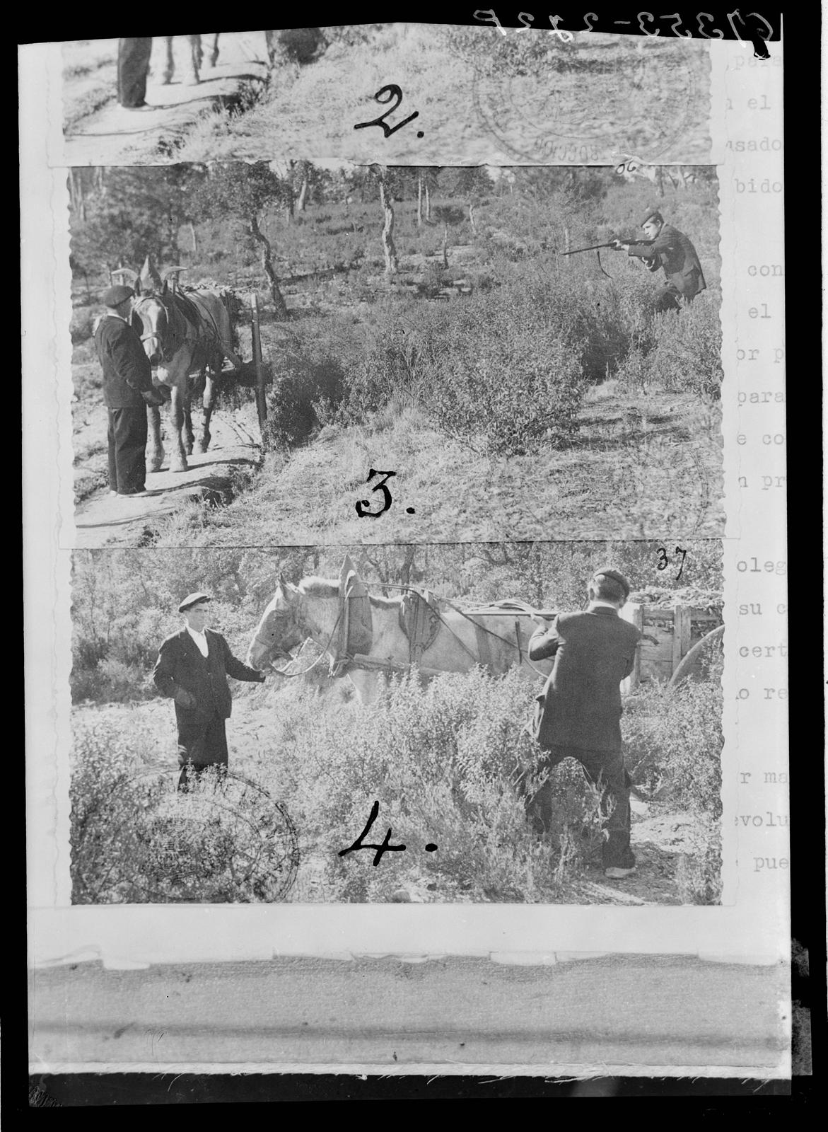 Desconegut, [Bandit storming a man]