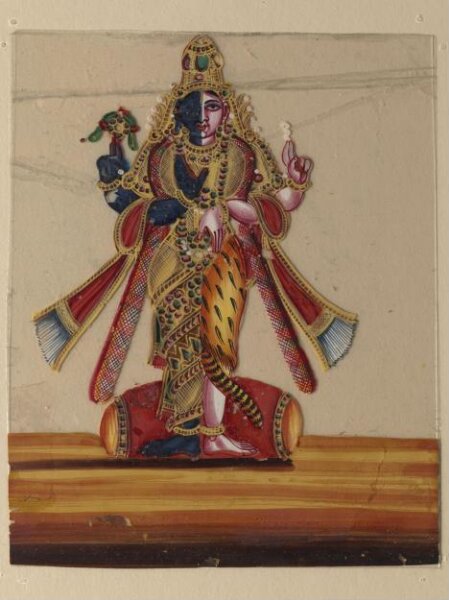 Unknown, One of twelve paintings of Hindu deities.