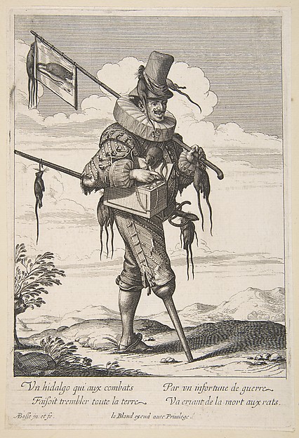 Abraham Bosse, The Ratcatcher, plate 7 from "Cries of Paris" (Les Cris de Paris)
