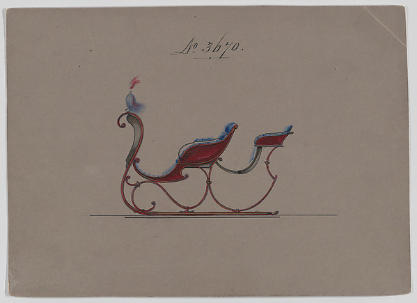 Brewster & Co., Sleigh with Rumble Seat # 3670