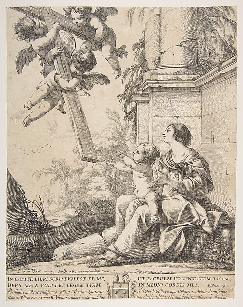 Laurent de La Hyre, Virgin and Child with Angels