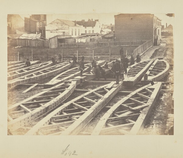 A. J. Russell, Yard at Alexandria