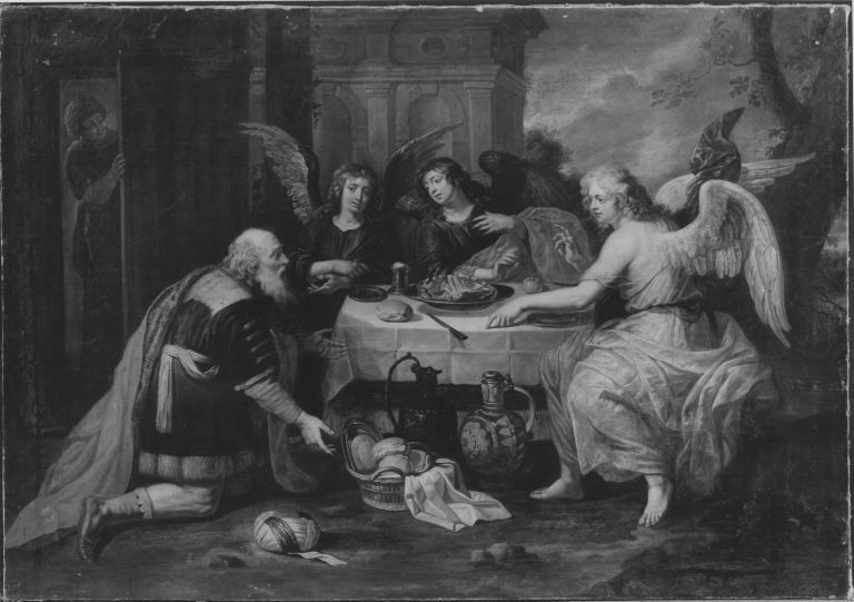 Abraham van Diepenbeeck, Abraham bewirtet die drei Engel