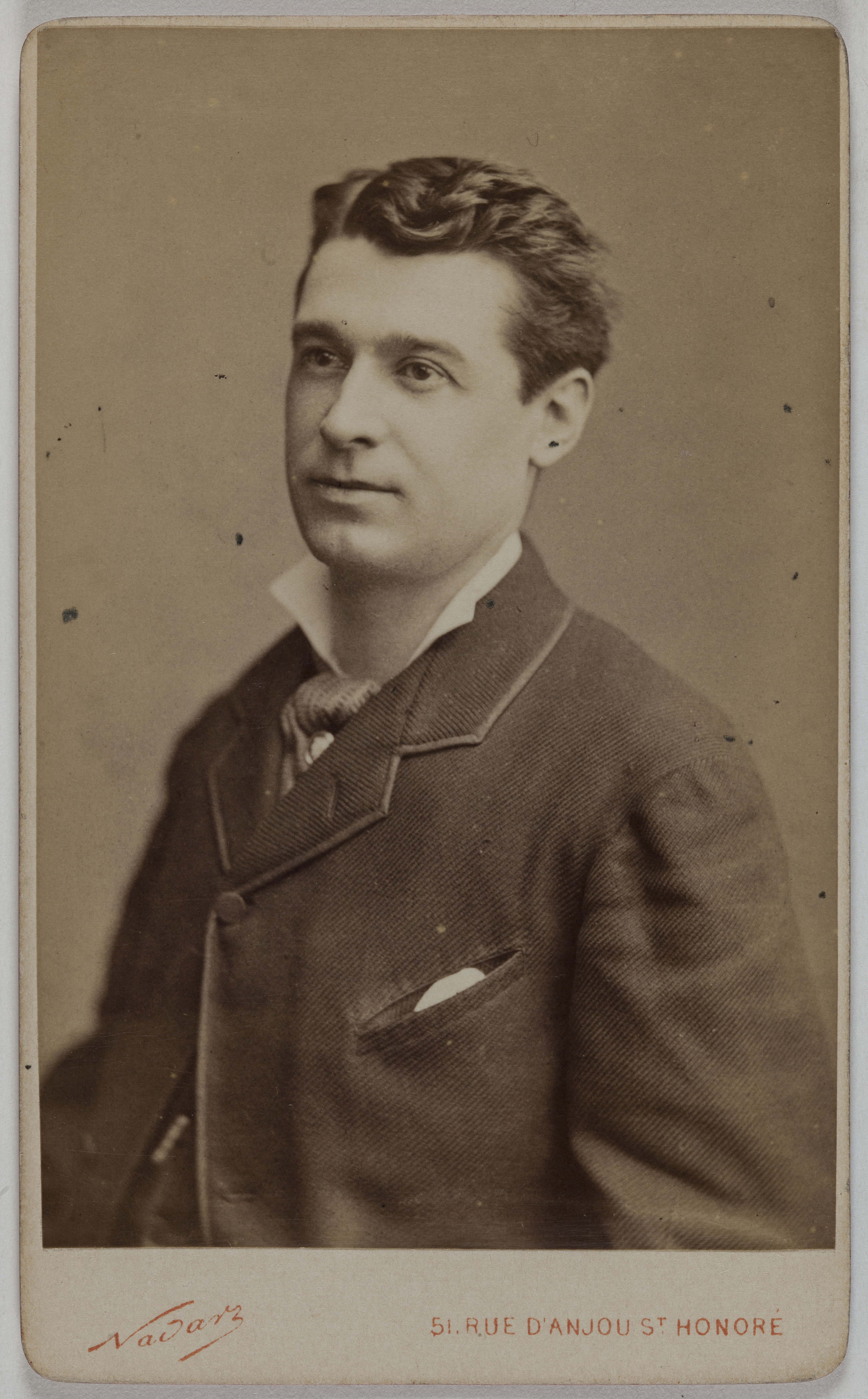 Atelier Nadar, Portrait d’Auguste Joseph Baillet (acteur en province et à la Comédie française)