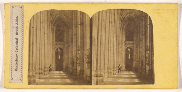 Unknown, Canterbury Cathedral - South Aisle.