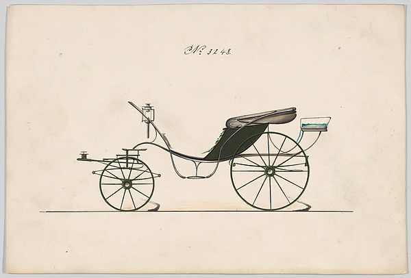 Brewster & Co., Design for Pony Phaeton, no. 3248